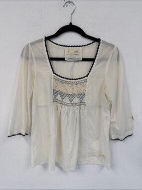 Odd Molly Anthropologie Boho Blouse